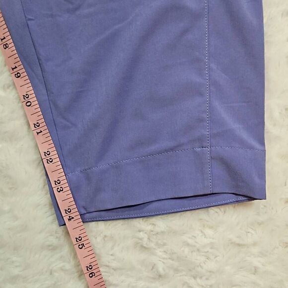 Athleta Size 10 NWOT Womens Arrival Straight Leg Ankle Lounge Pants Adonis Blue - Picture 9 of 11